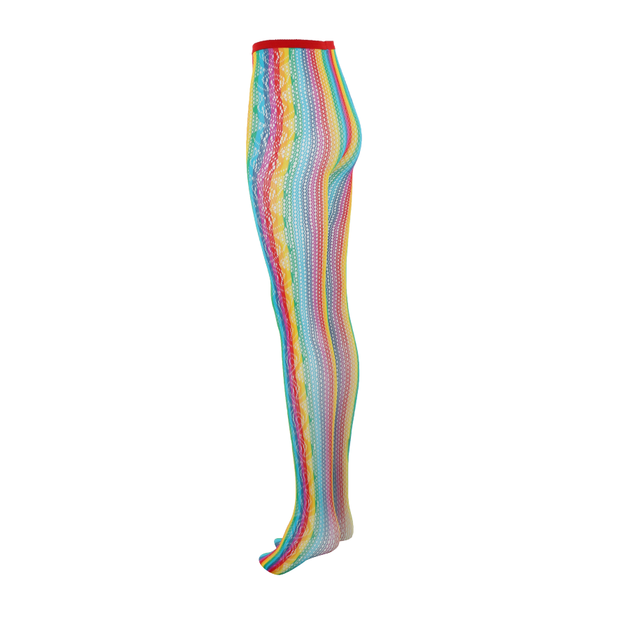 
 Rainbow pantyhose
