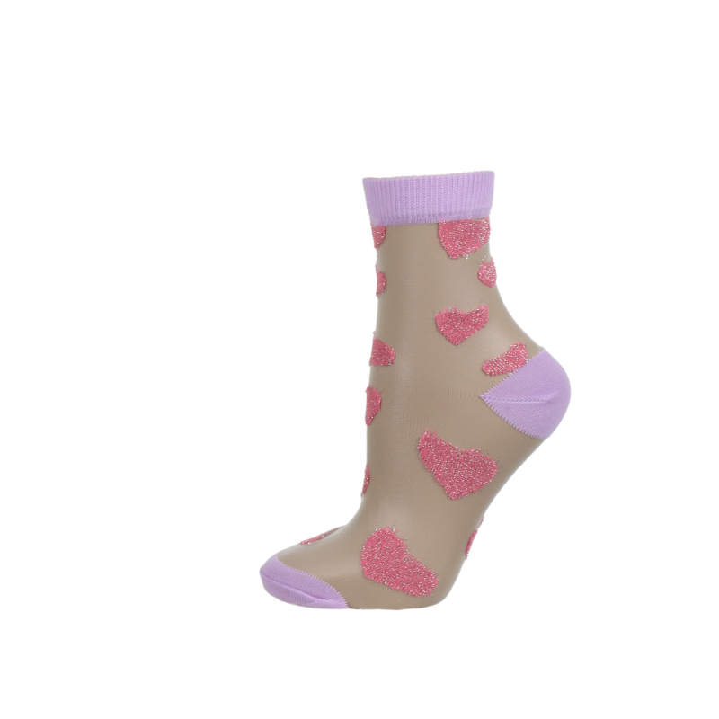 Lady’s feather yarn socks